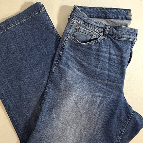 Torrid Feel The Fit High Rise Wide Leg Jeans For Women Size 20R - Picture 1 of 13
